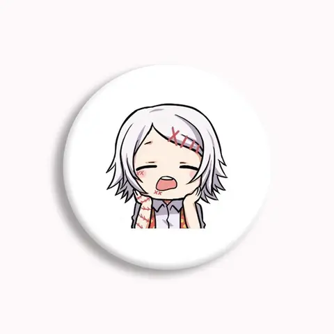 Anime Tokyo Ghoul Juuzo Suzuya Söt Mjuk Knappnål Kawaii Anime Brosch Badge Väsktillbehör Dekor Fans Samla Vänner Presenter 8 best sales Tokyo Ghoul-nål - №3