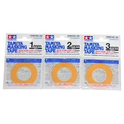 Tamiya Masking Tape 1mm - 2mm - 3mm Refills 3 Rolls 87206-87207-87208 Refills Hand / Craft Tools Accessories