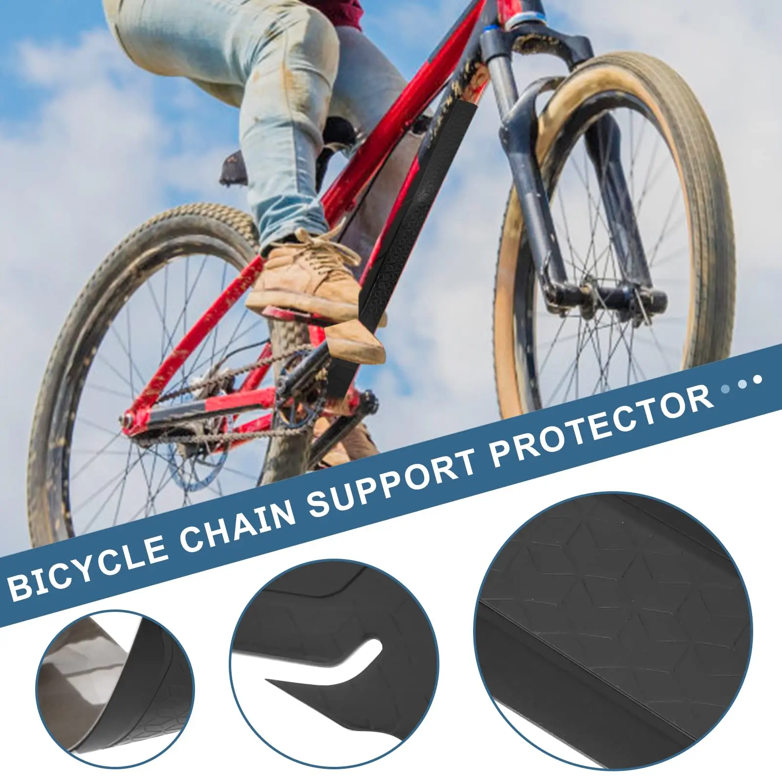 Bicycle Frame Protection Sticker MTB Road Guard Cover Removable Bike Down Tube Anti-Scratch Sticker Tape Protector Cycling