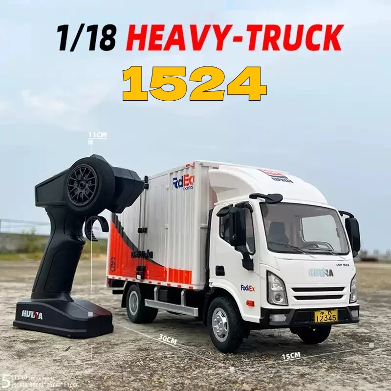 

Huinna 1:18 Scale Remote Control Truck 13-Channel Rc Delivery Vehicle Small Floating Cargo Truck Miniature Transport Car Toy
