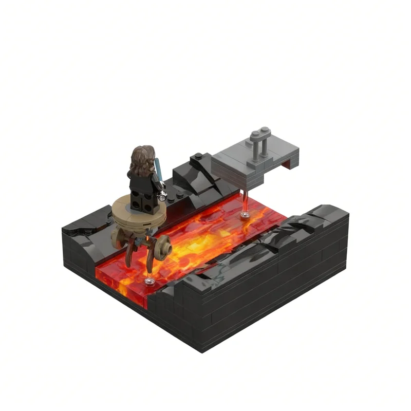 302 Piezas MOC Star Battle Heroes Serie 4, Bloques de Construcción de Modelos, Juguete de Arquitectura, Regalos de Navidad, Idea Creativa de Ensamblaje Educativo