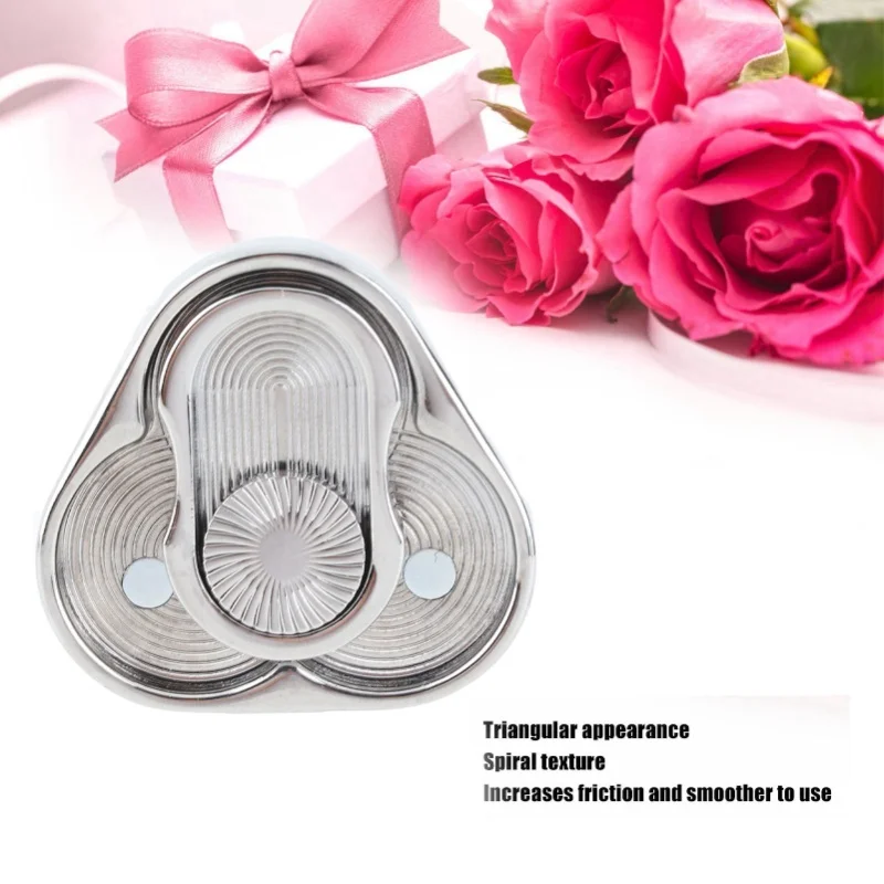 Triangular Rotation Slider Adult Metal Portable Fingertip Push Slider Sensory Toy