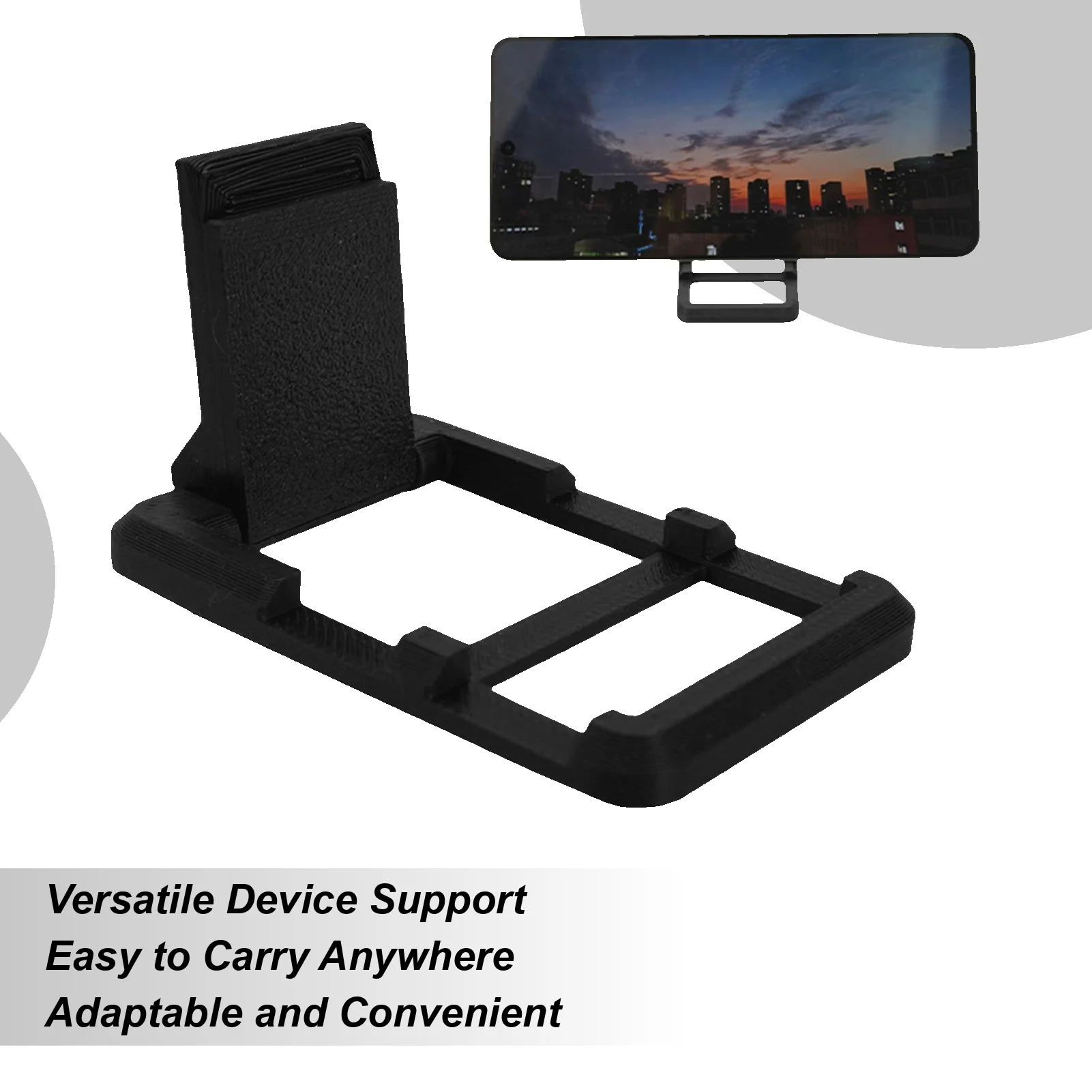 

Foldable Phone Stand Cell Phone Tablets Holder Cradle Dock Versatile Smartphone Kickstand Travel Accessories for Dining Table
