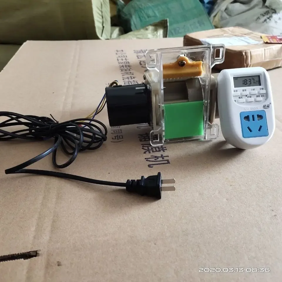 220V feeder timing switch, corn electric feeding Seeder Machine, Accessories, Seed Box, Fertilizer Box