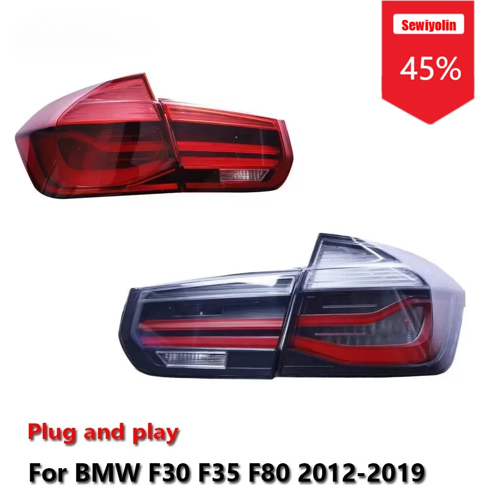 

Автомобильные аксессуары Светодиодные автоматические задние фонари для BMW F30 F35 F80 2012-2019 DRL Противотуманные задние фонари для прицепа Поворотный сигнал Plug And Play