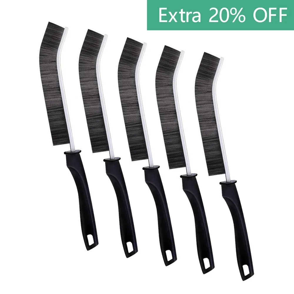 

5 Pcs Hard Bristle Gap Brush，Multifunctional tile cleaning brush，for Bathroom Household Kitchen Tiles Window Crevice Cleaning.