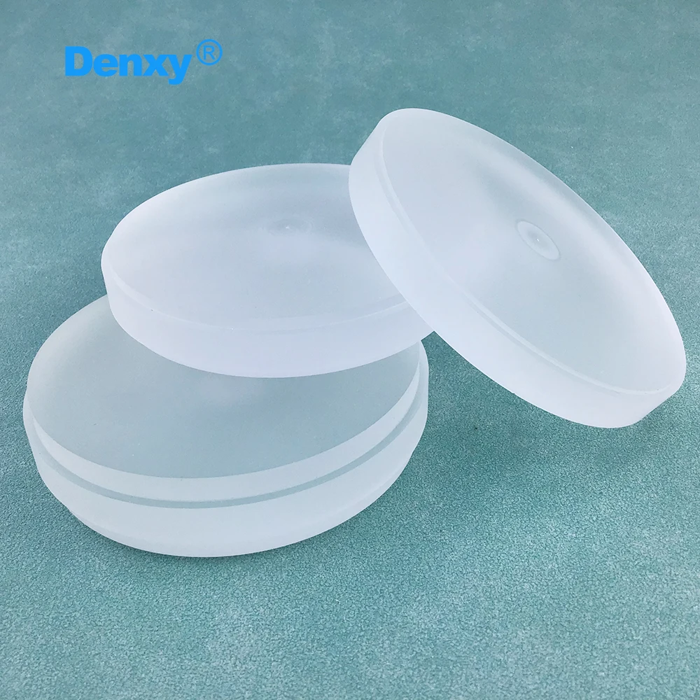 DENXY Klare PMMA-Scheibe 98mm, einlagiger, transluzenter Harzblock, CAD/CAM-Fräsmaterial für Zahnprothesen, Dentallabormaterialien für temporäre Kronen – Detail 2