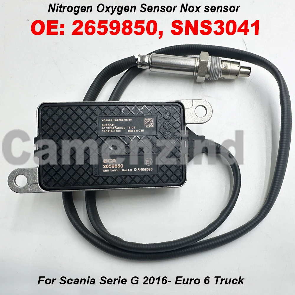 

2659850 SNS3041 Nitrogen Oxide Sensor NOX Sensor 24V SNS3041 A2C1784740000 For Scania Serie G 2016- Euro 6 Truck high quality