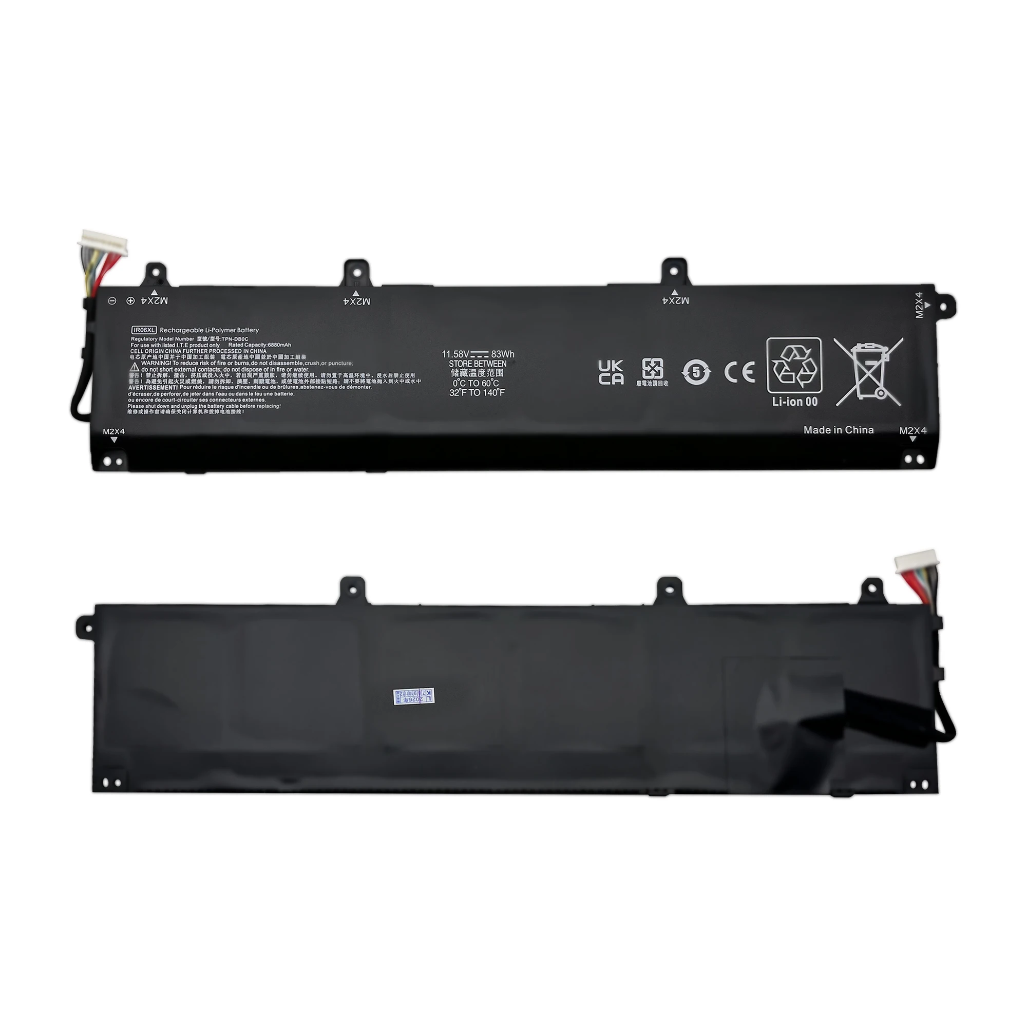 Factory Direct IR06XL 6880mAh Full Capacity Laptop Battery for HP ZBook Power G7 G8 G9 G10 G10A Notebook Battery FCC Certified