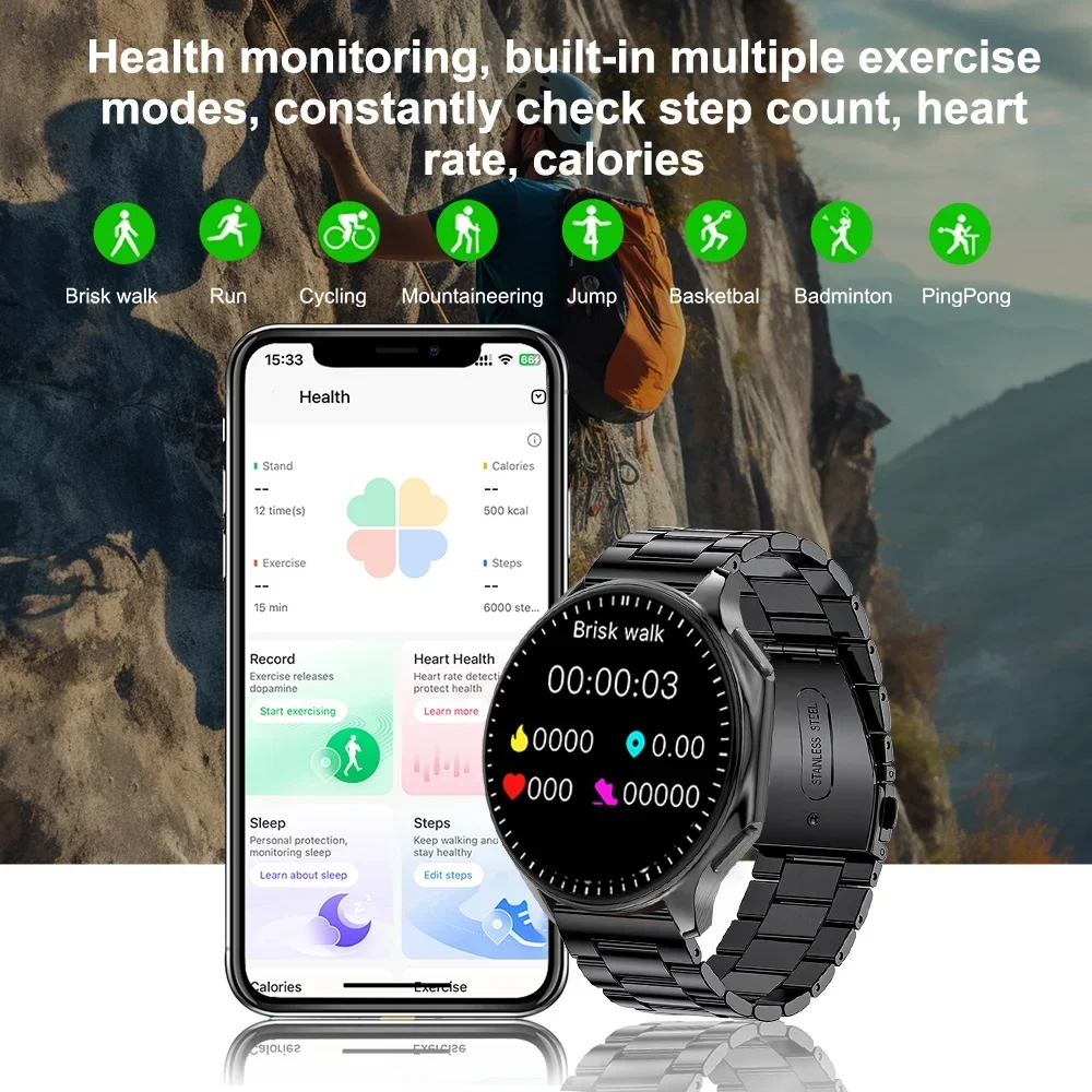 Смарт-часы DT Watch X, водонепроницаемые, 4 Гб, Amoled экран