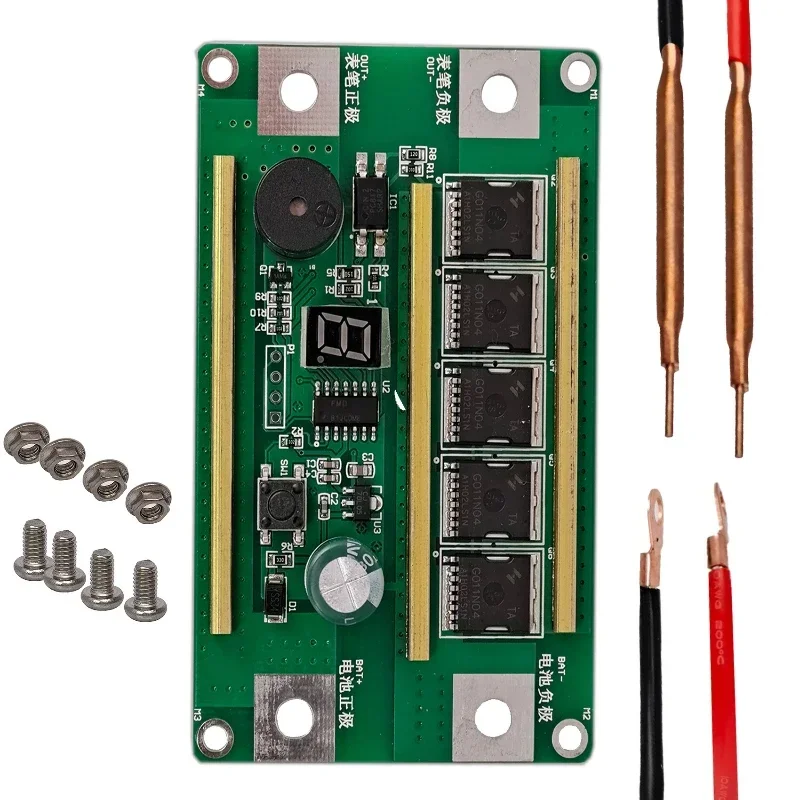 8-Speed small automatic spot welding DIY full set of accessories, intelligent digital spot welding pen control main board