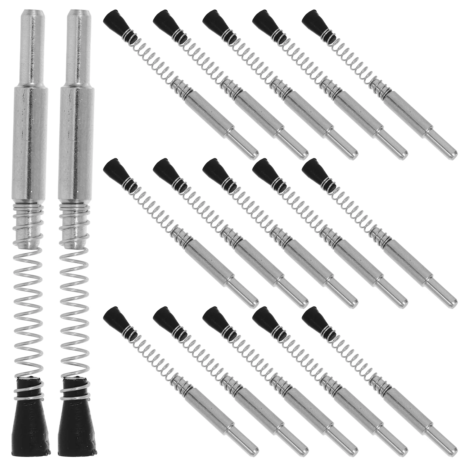 25 Pcs Window Screen Plunger Latch Screens for Windows Screening Metal Spring Latches Loaded Pin Stainless Steel Pull