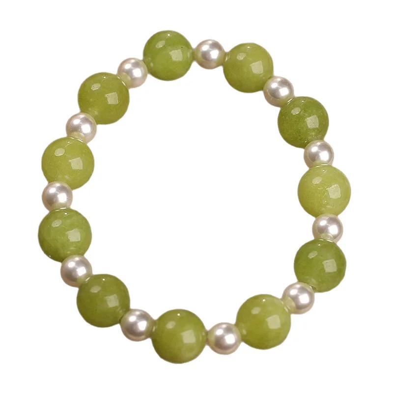 جديد التورمالين الأخضر الطبيعي سوار للنساء ضوء فاخر المتخصصة رائعة عصرية بسيطة متعددة الاستخدامات كريستال