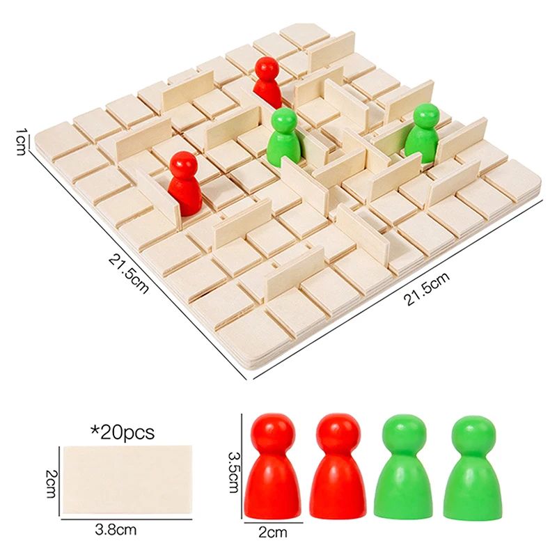 1 set grappig ouder-kind interactiespel voor twee personen Bordspel Puzzelspeelgoed Chase And Intercept Battle Game Gifts