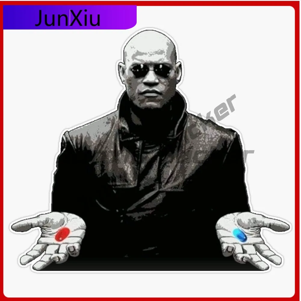 

Виниловая водостойкая наклейка The Matrix Red Pill или Blue Pill, наклейка на автомобиль, ноутбук, стена, окно, бампер, наклейка, лесная палатка, наклейка для кемпинга
