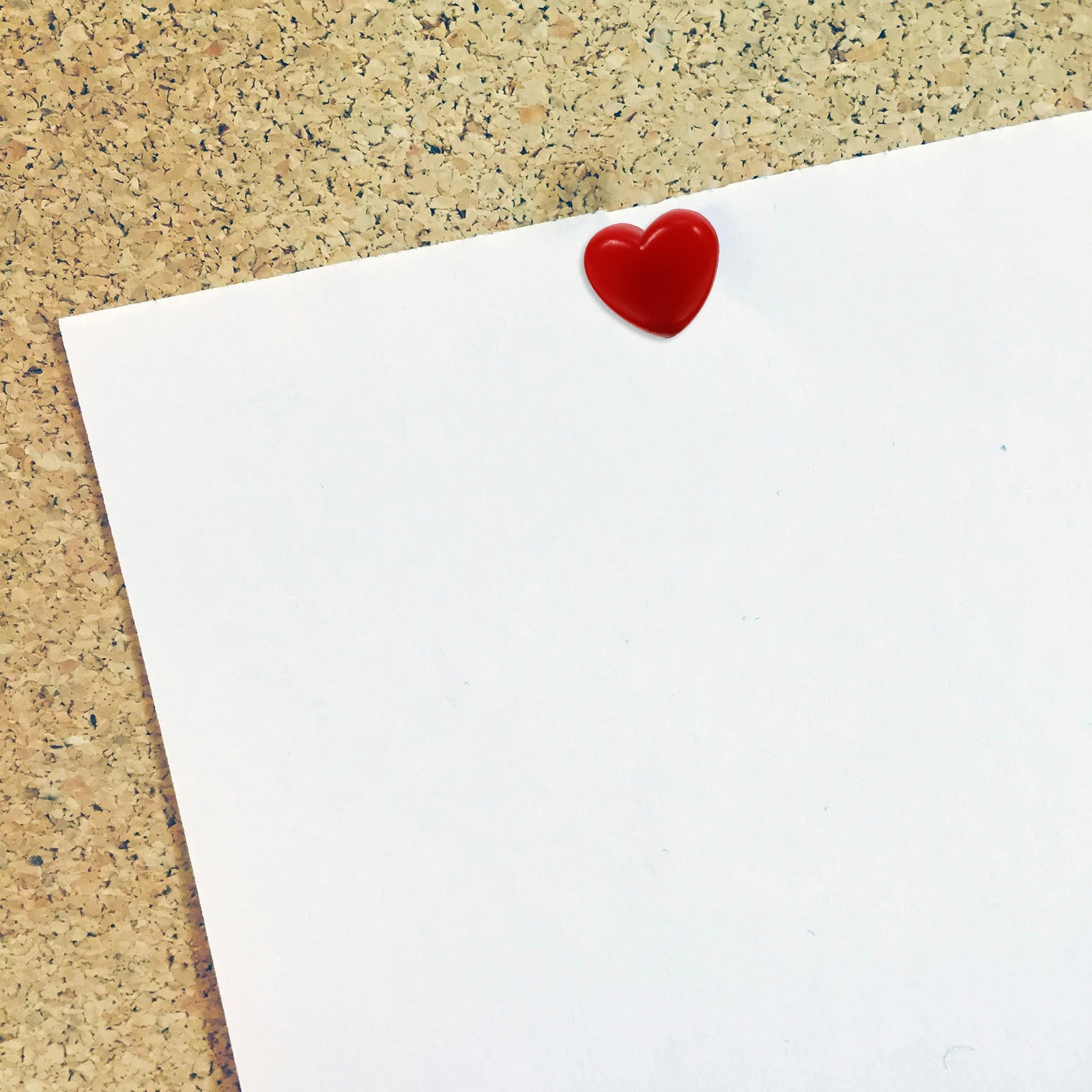 

50pcs Heart Shaped Thumbtacks Pink Red Plastic Pins for Bulletin Board Photo Wall Decor Tack Office Use