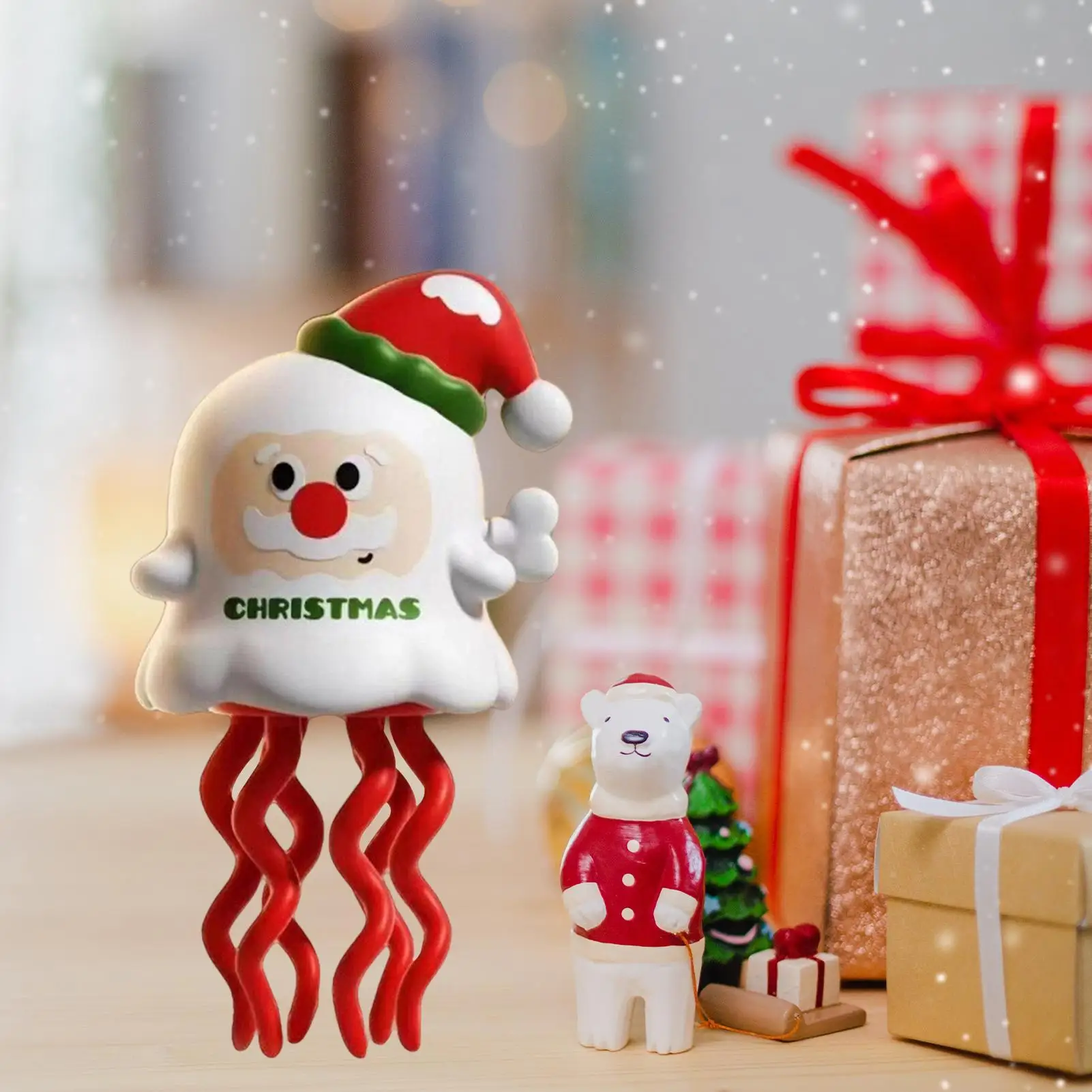 Nakręcana Tańcząca Ośmiornica, Świąteczne Zabawki Sensoryczne dla Niemowląt i Małych Dzieci, Interaktywne Zabawki Edukacyjne na Prezent na Wielkanoc, Urodziny lub jako Upominek na Przyjęcie