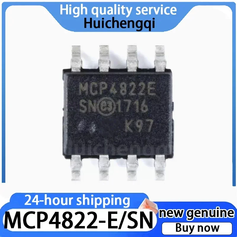 1PCS Genuine MCP4822-E/SN MCP4822-E Package SOIC-8 Digital To Analog Conversion Chip DAC