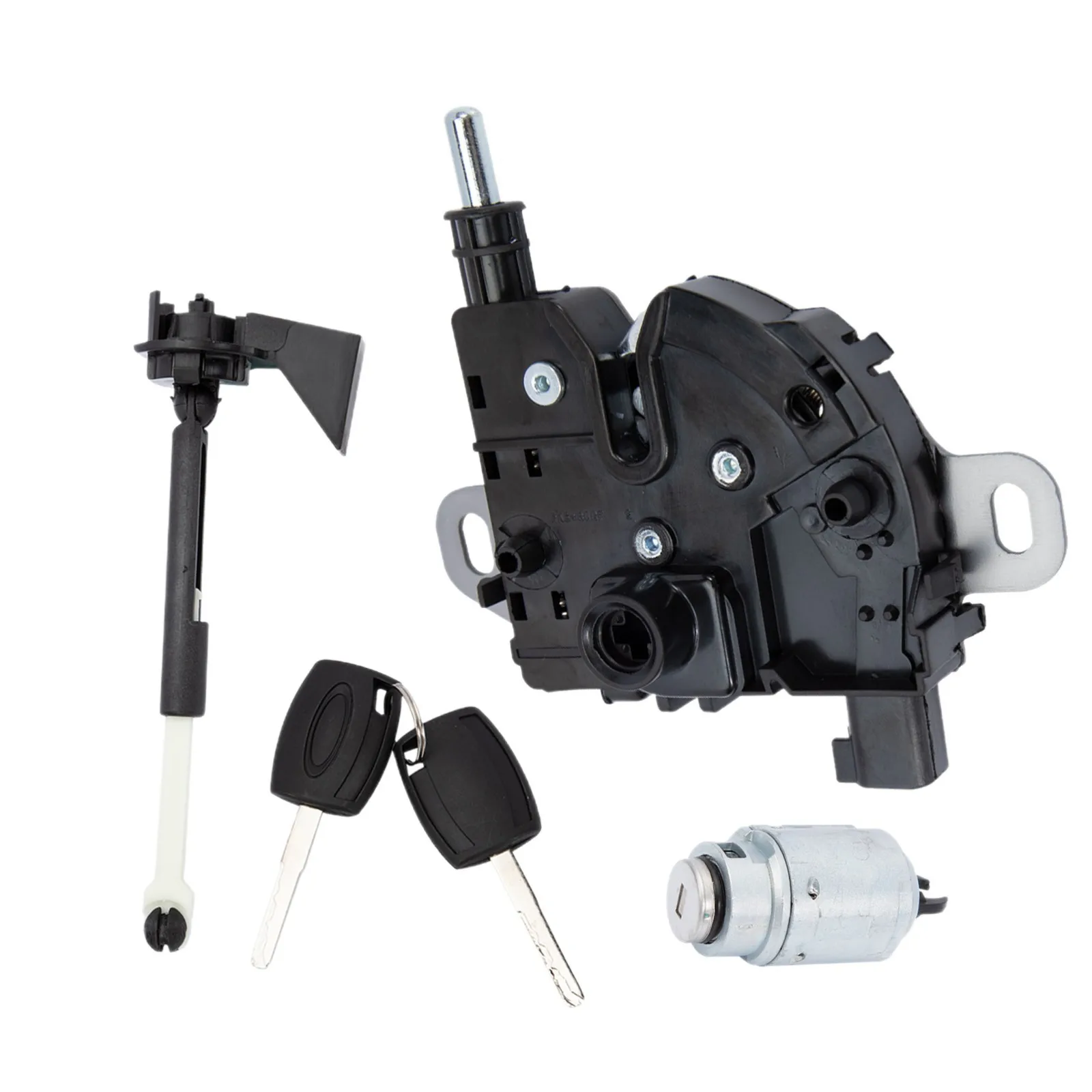 3M5116700BC Front Hood Latch Set with Key for Ford Focus MK2 2004-2012