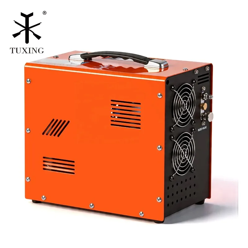 4500psi 300bar 30mpa LCD Digital Screen 2200V 12V DC Power PCP Inflation Gas Cylinder Outdoor Exercises Air Compressor