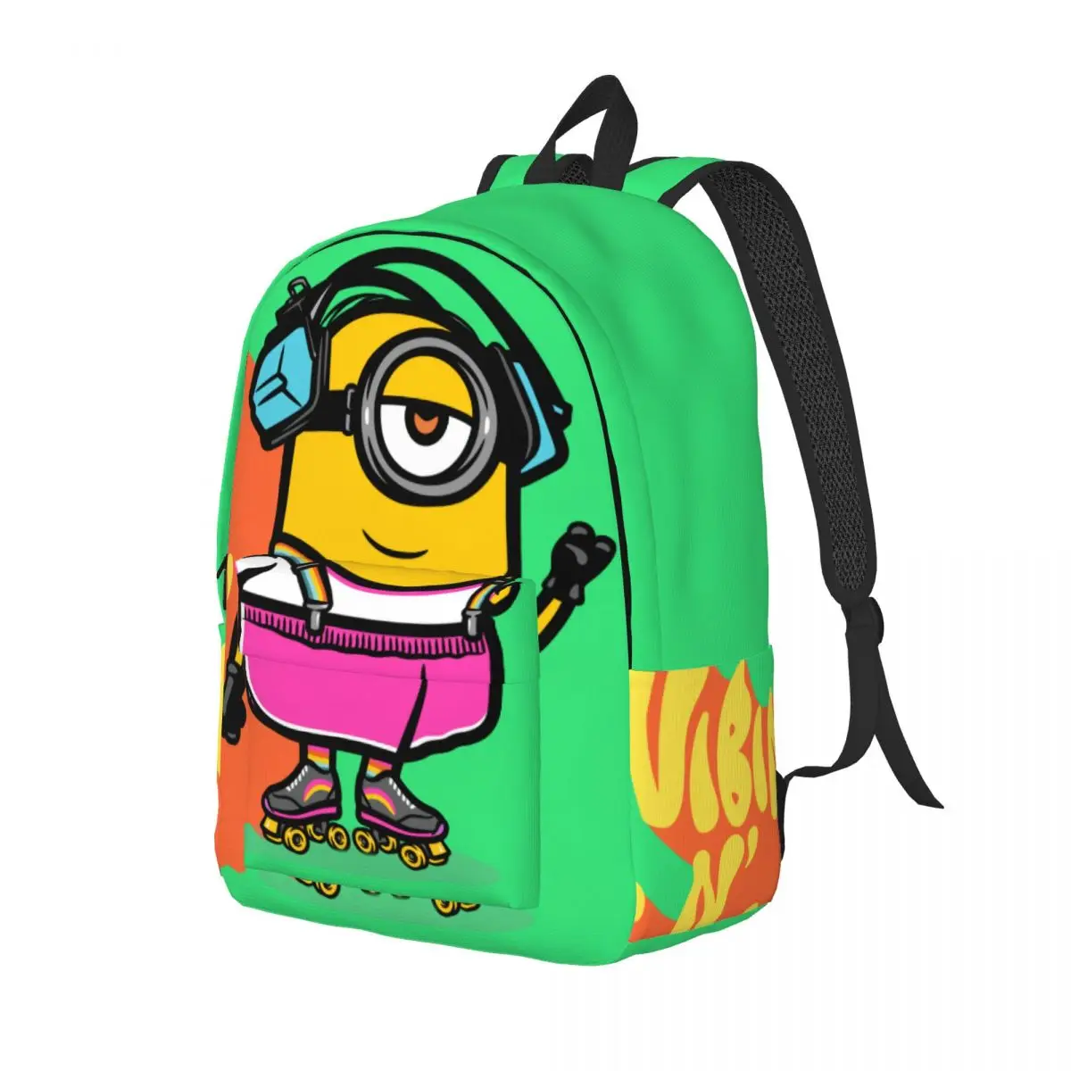 Minions The Rise Of Gru Backpack for Preschool Primary School Student Vibin and Thrivin Bookbag Daypack Sports