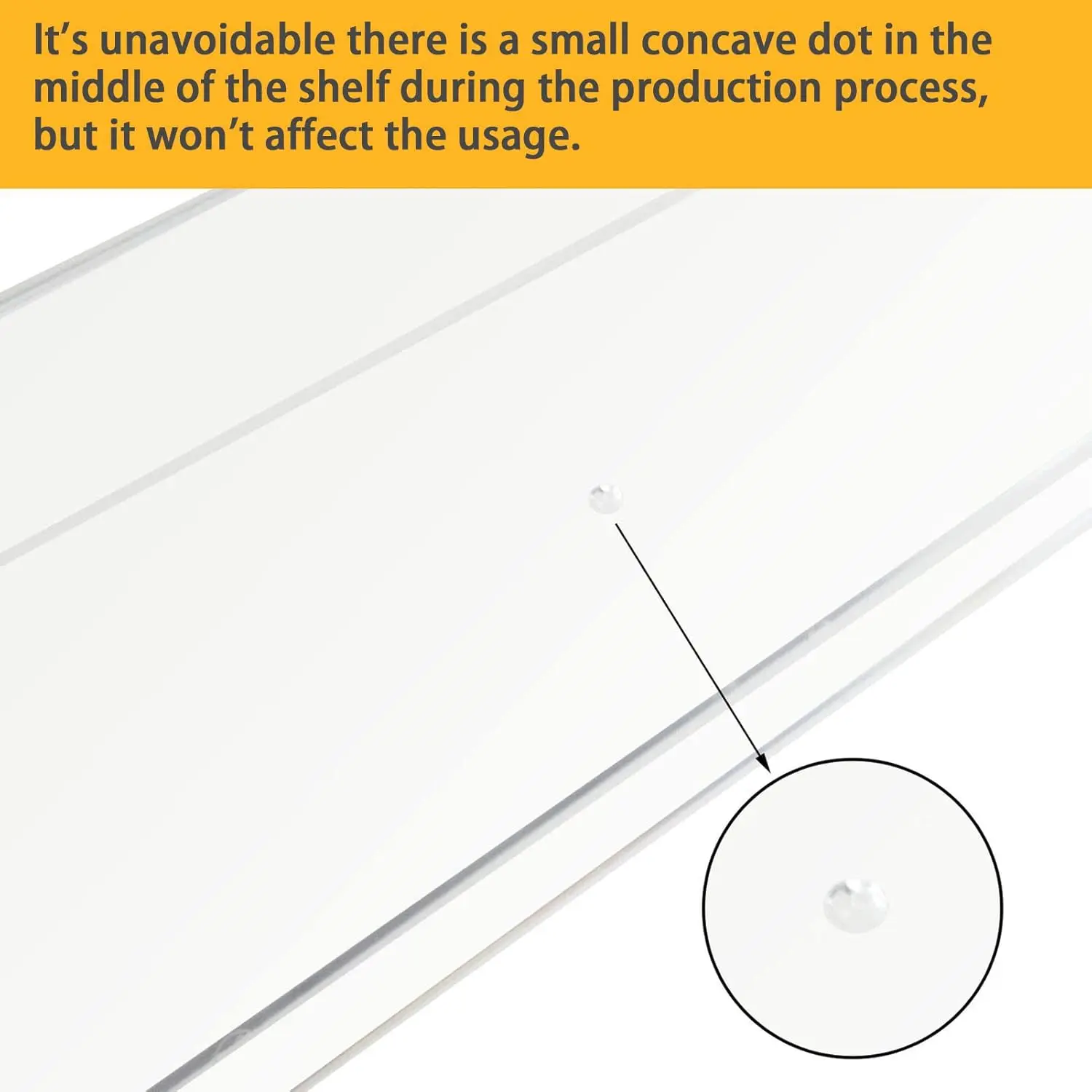 Clear Acrylic Floating Shelves, 24-Inch Wall Bookshelf for Kids, Transparent Book Ledge Set of 3