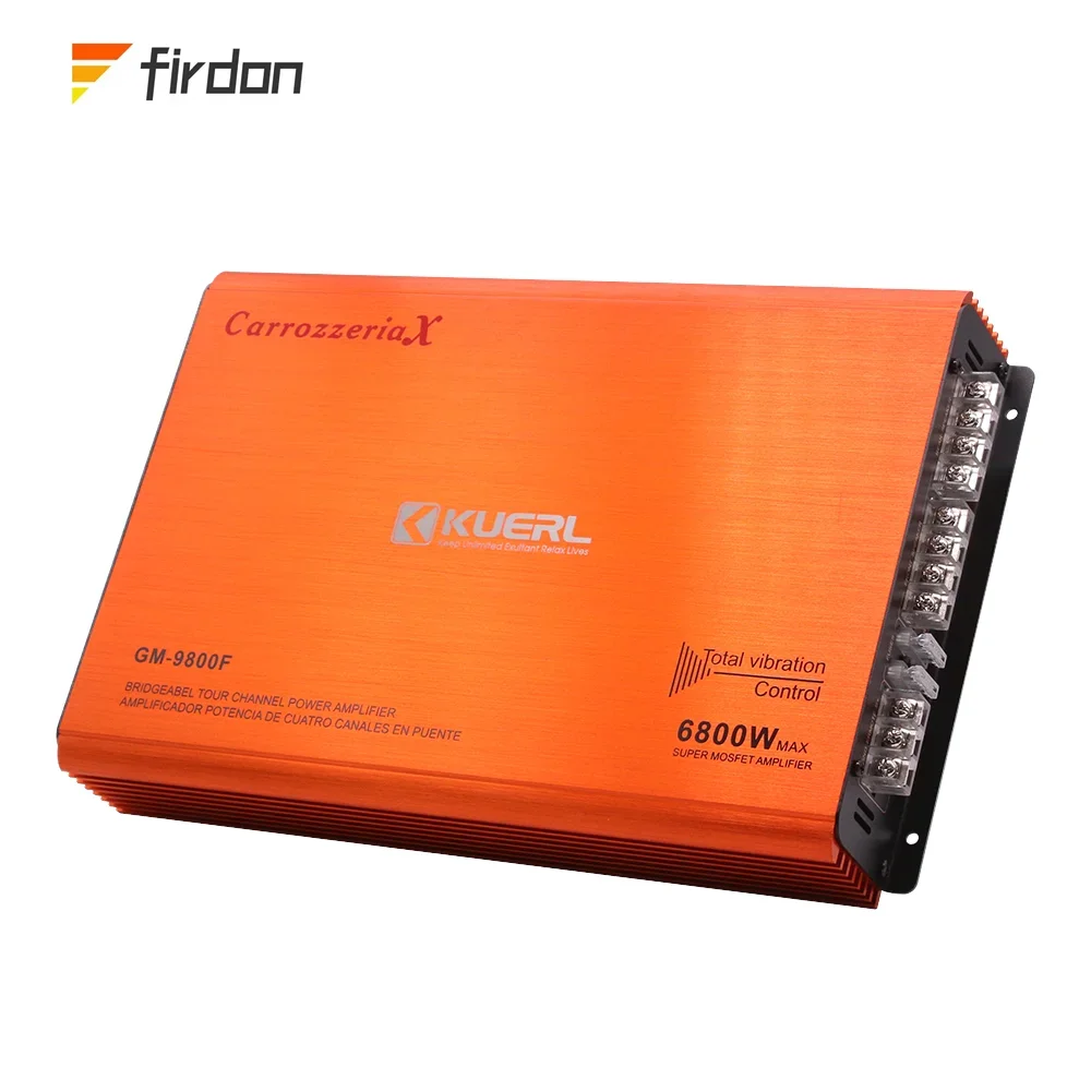 Kuer factory wholesale new car amplifier 12V 4*60 watts 4 channel full range car stereo amplifier