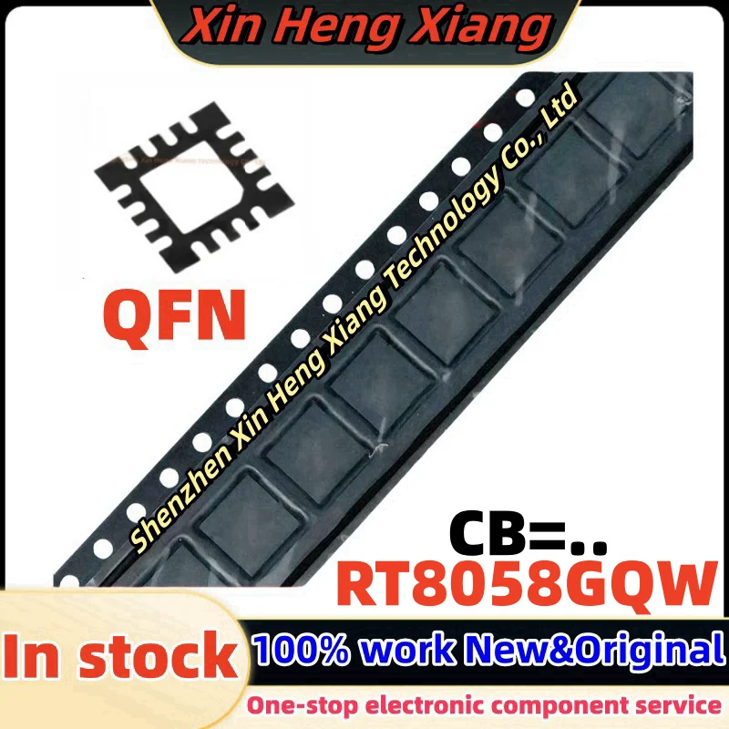 

(1pcs)RT8058 RT8058GQW For Code : CB=.. QFN-16