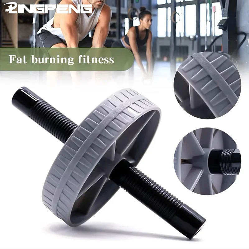 Rueda Abdominal con soporte de carga fuerte, rodillo antideslizante para fortalecer el equipo de ejercicio muscular, entrenamiento físico, uso doméstico, silencioso, 1 Uds.