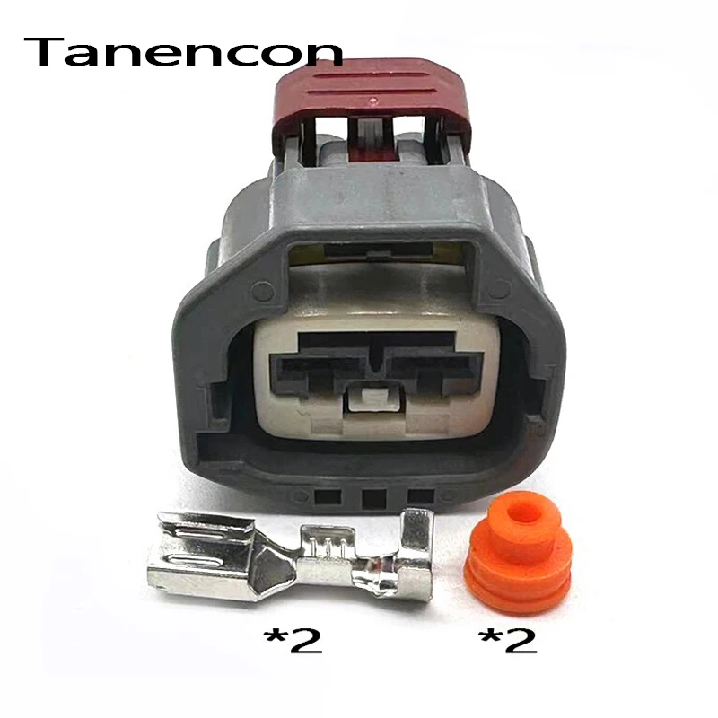 2 Pin Car Water Tank Electronic Fan Controller Plug Car Booster Pump Plug Vacuum Pump Connector 7283-5596-10 7282-5596-10