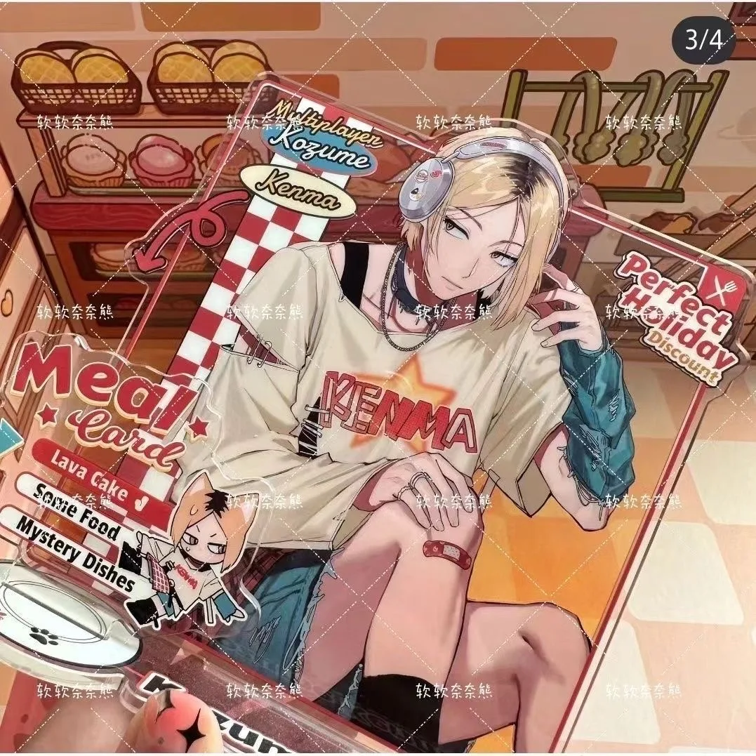 Аниме Косплей: набор очень привлекательных и красивых подставок с волейбольными мальчиками, Tetsuya Kawakami и Yui Miyagi.