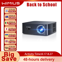 FHD 1080P Projector Bluetooth WiFi Projector Netflix Officially & AI Auto Focus 1500 ANSI 30000 lumens Auto-focus 4K Support
