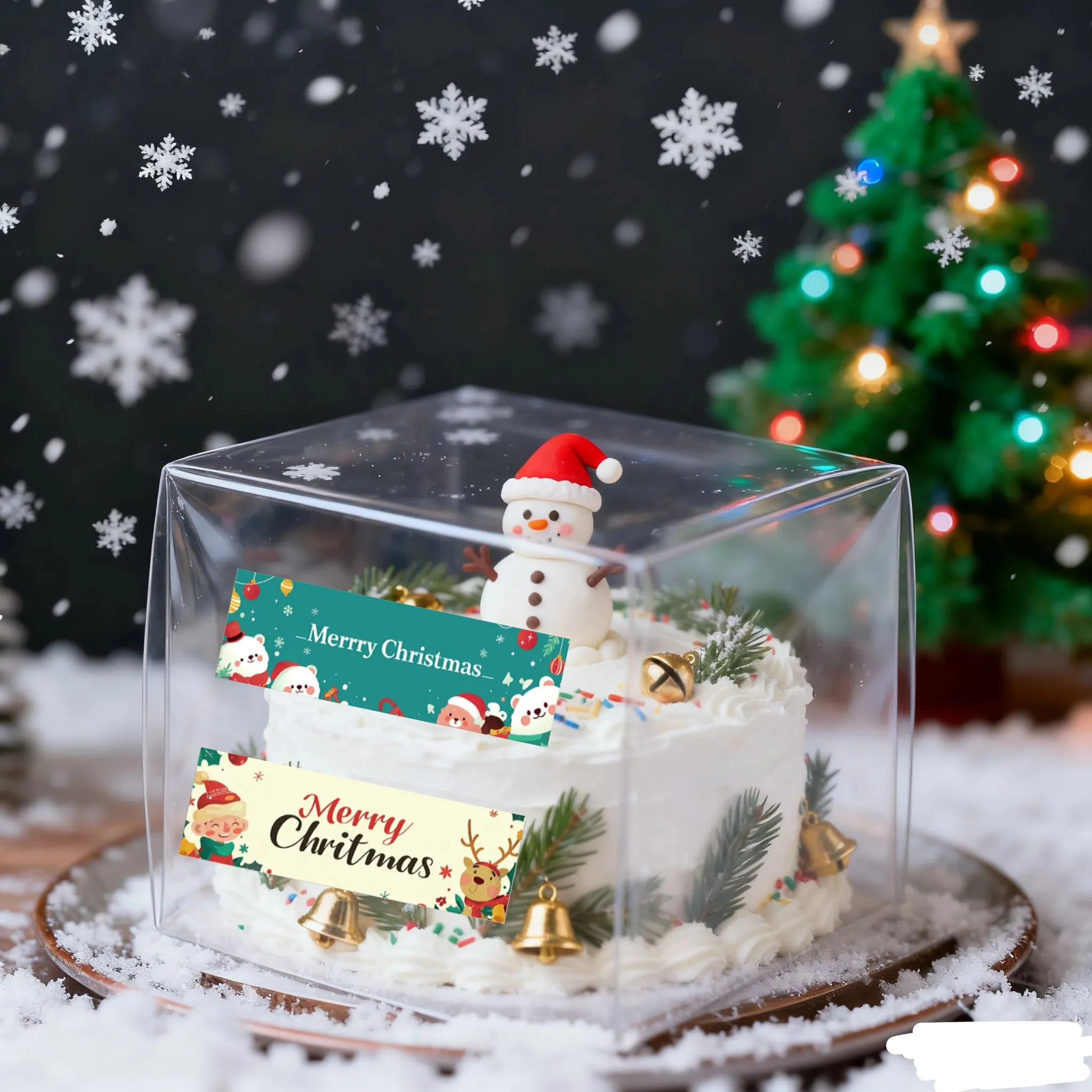 ملصقات سلسلة عيد الميلاد 240 قطعة من طباعة عناصر العطلة الدافئة مثالية للحرف اليدوية وديكور المخطط وجمال الهدايا، سهلة الاستخدام #3