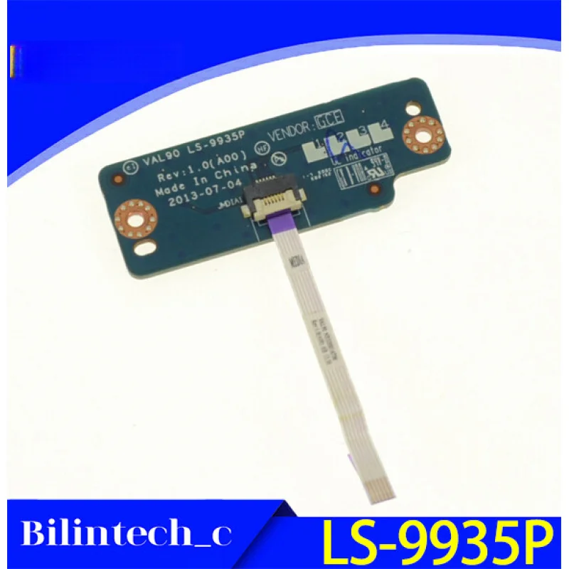 A+ PARA DELL Latitude E6440 Placa de circuito com botões de volume silenciosos e cabo LS-9935P