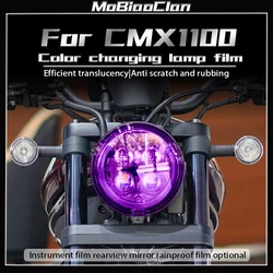For Honda Rebel 1100 CMX1100 headlight film taillight film instrument protector sticker color change film accessory modification