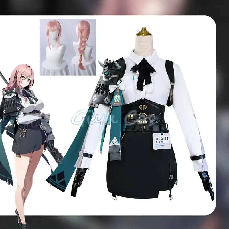 

Zenless Zone Zero Tsukishiro Yanagi Cosplay Costume Carnival Anime Halloween Party Costumes Uniform