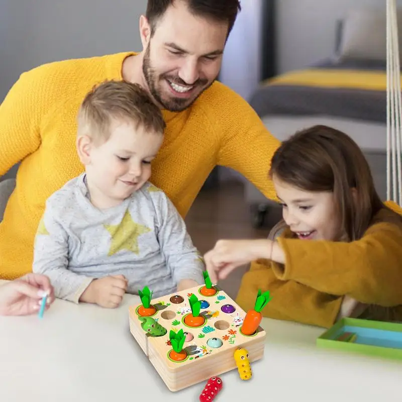 Carrot Sorting Toy Carrot Shape Sorting Game Harvest Game Matching Puzzle Colorful Carrot Shape Matching Puzzle Preschool