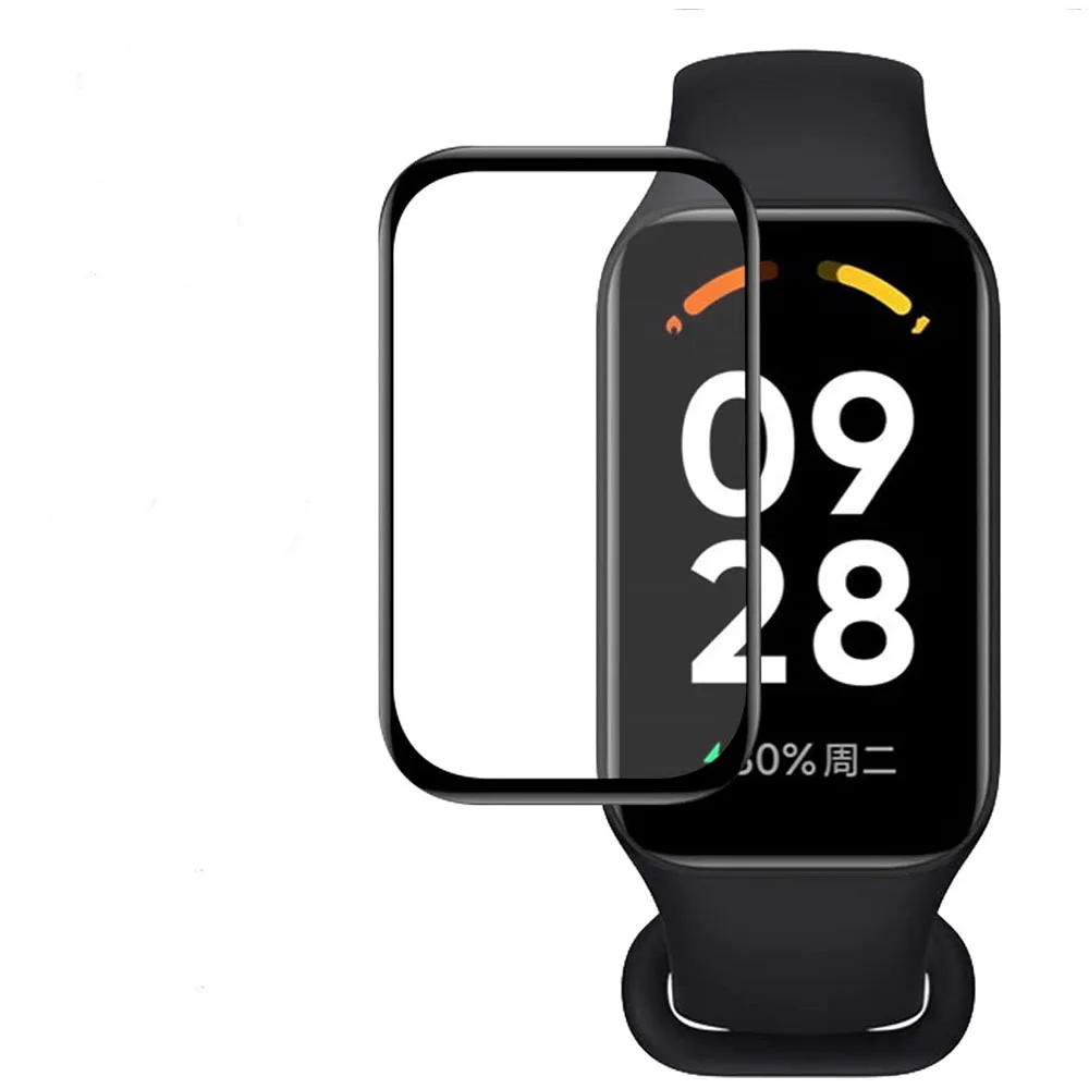 BEHUA-Película Protetora para Redmi Band 2, Protetor de Tela, Capa Ultra-fina Flexível 3D, AcEdge Ativo, Xiaomi 8 Band8