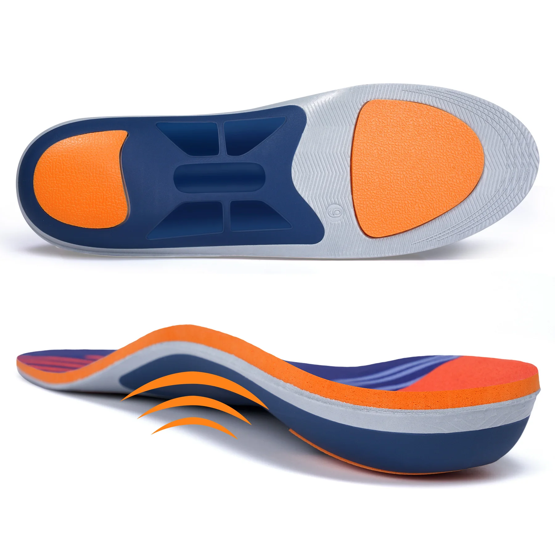 Plantarfasziitis Orthopädische Einlegesohle Schmerzlinderung Plattfuß Hohe Fußgewölbeunterstützung Männer Frauen Orthesen Einsatz Sportschuh Sneaker Sohle