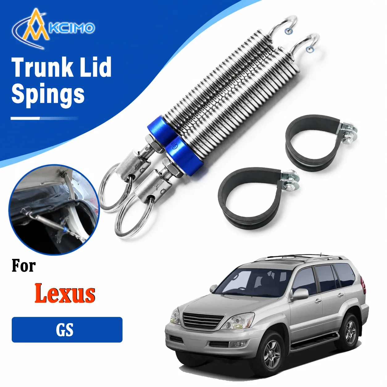 For Lexus GS Premium Adjustable Car Trunk Boot Lid Auto‑Lift Spring High‑Carbon Alloy Steel Trunk Lid Opening Assist
