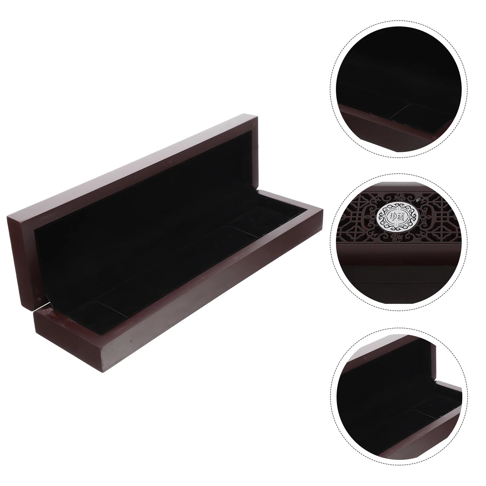 

Retro Jewelry Box Vintage Hollow Pattern Necklace Organizer Bracelet Storage Display Case Travel Jewelry Organizer