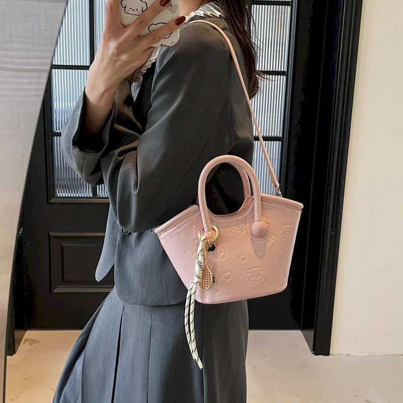 

Crossbody Bags for Women Casual Reusable Portable Vintage PU Office Luxury Bag Solid Handbags Personal Mini Travel Shell Bags