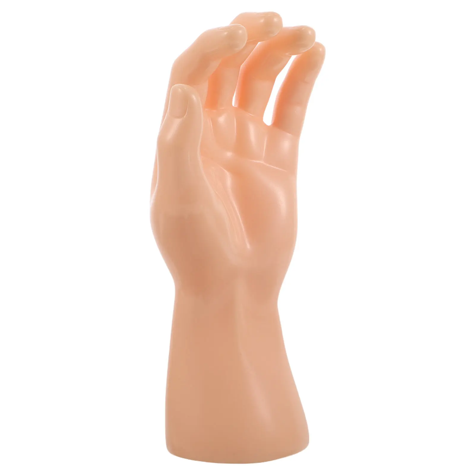Realistic Male Mannequin Hand Left Side for Glove Display Jewelry Watch Bracelet Holder Desktop Store Prop Human Hand Prop