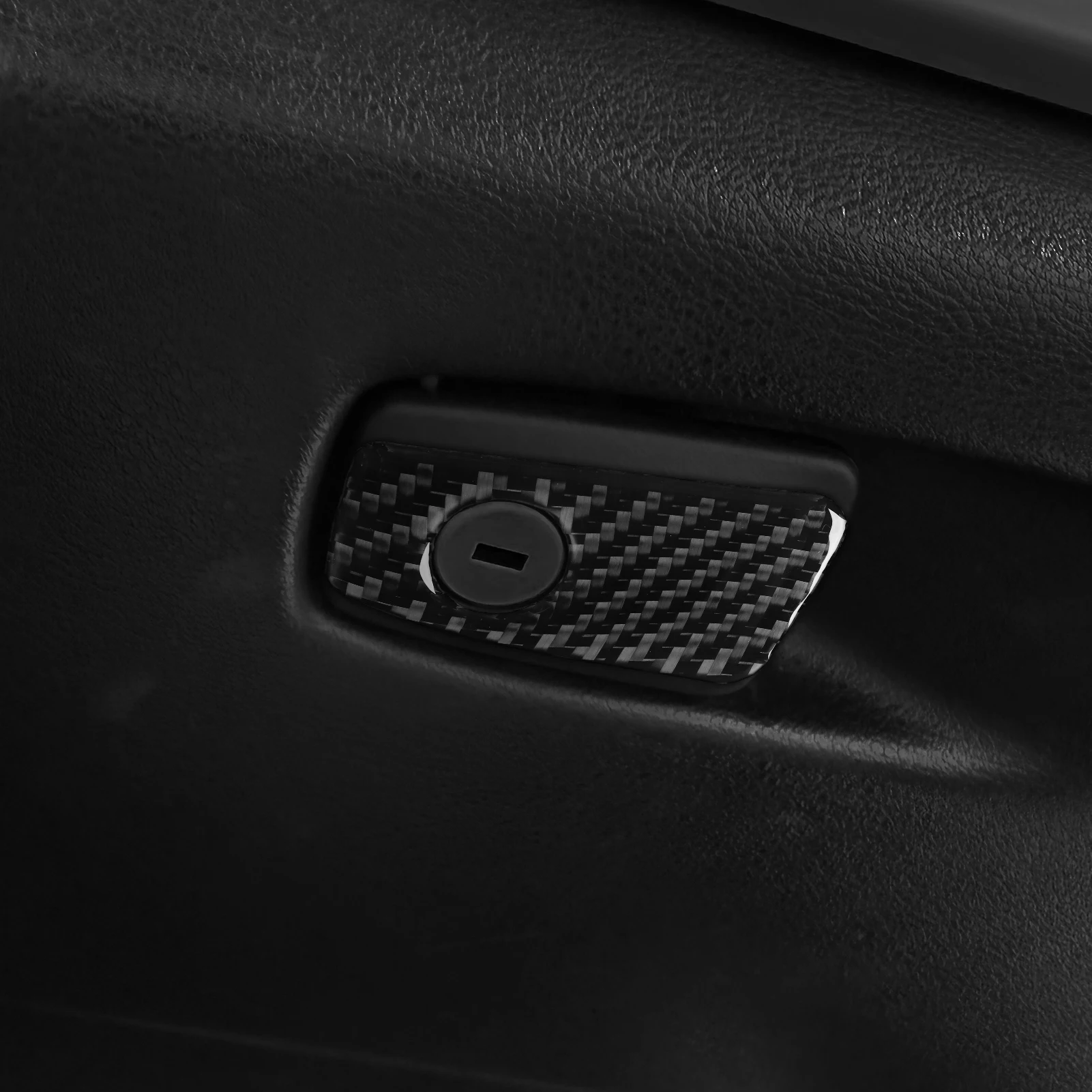 

For BMW X5 F15 2014-2018 Carbon Fiber Car Interior Accessories Passenger Side Storage Switch Panel Cover Decorative Sticker