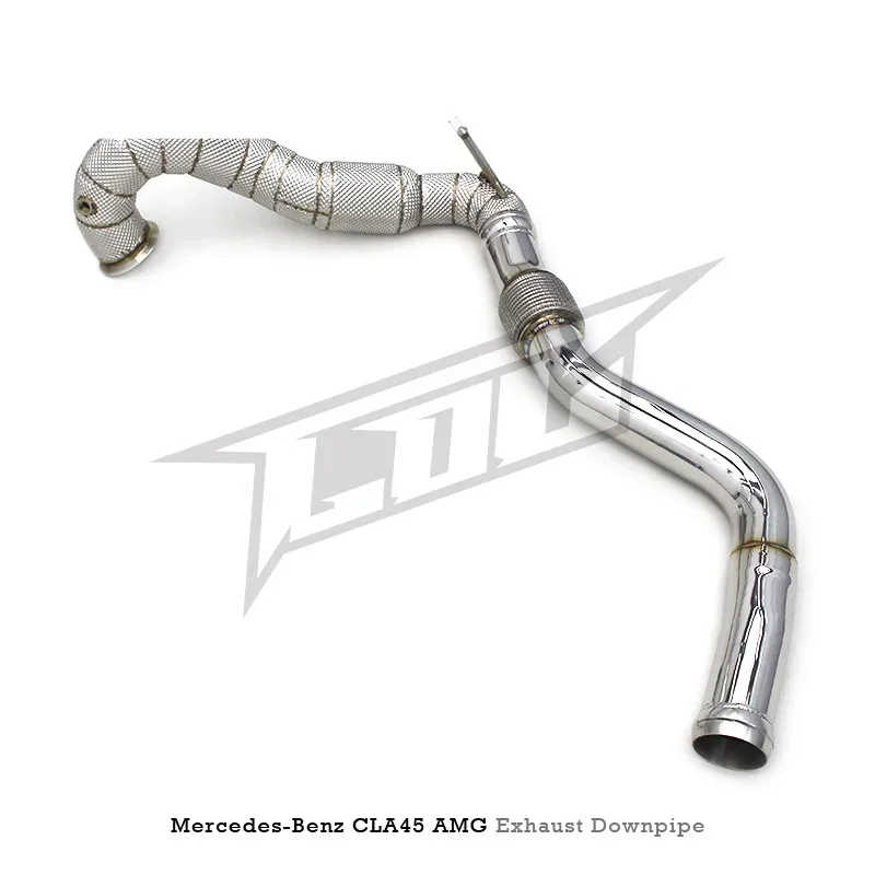 Section High flow Pipes branch downpipe Exhaust Pipe with For CLA45 2.0T