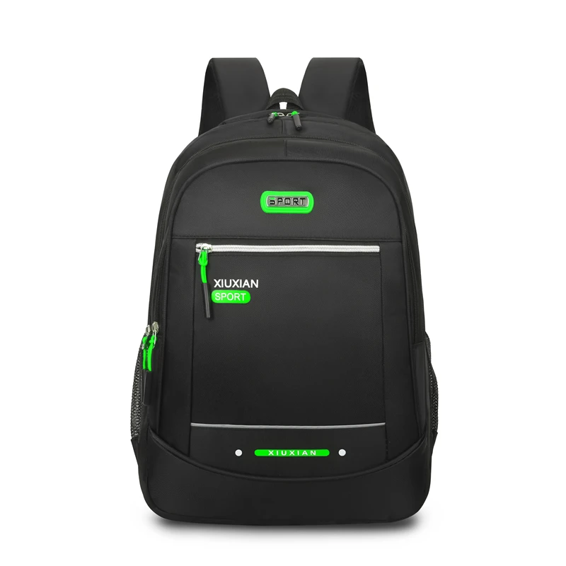 Rugzak met grote capaciteit, studentencomputertas voor heren en dames, waterdichte en slijtvaste rugzak met meerdere zakken