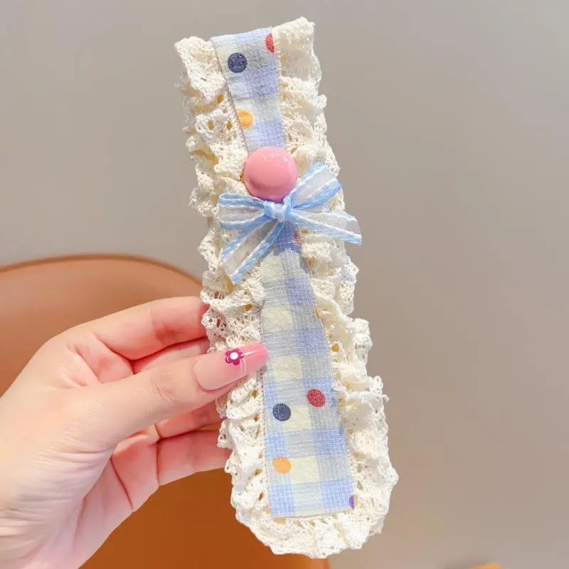 1/3 Pcs Sweet Baby Headbands – Cute Bangs Stickers, Princess Kids Headwear Photography Props