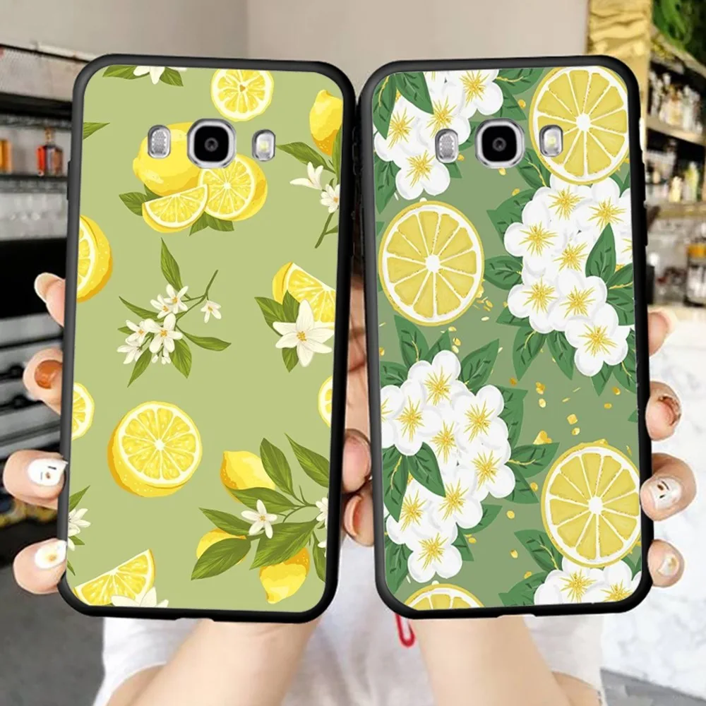 

Fruit Lemon Phone Case For Samsung J 7 plus 7core J7 neo J6 plus prime J6 J4 J5 Mobile Cover