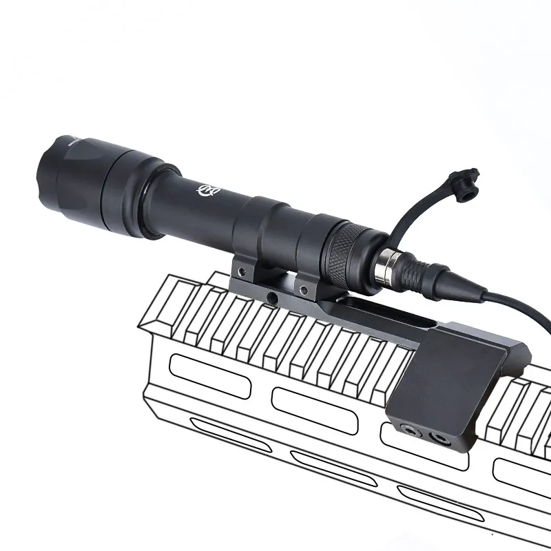 WADSN M300 Linterna táctica airsoft con montaje Picatinny - imagen 5