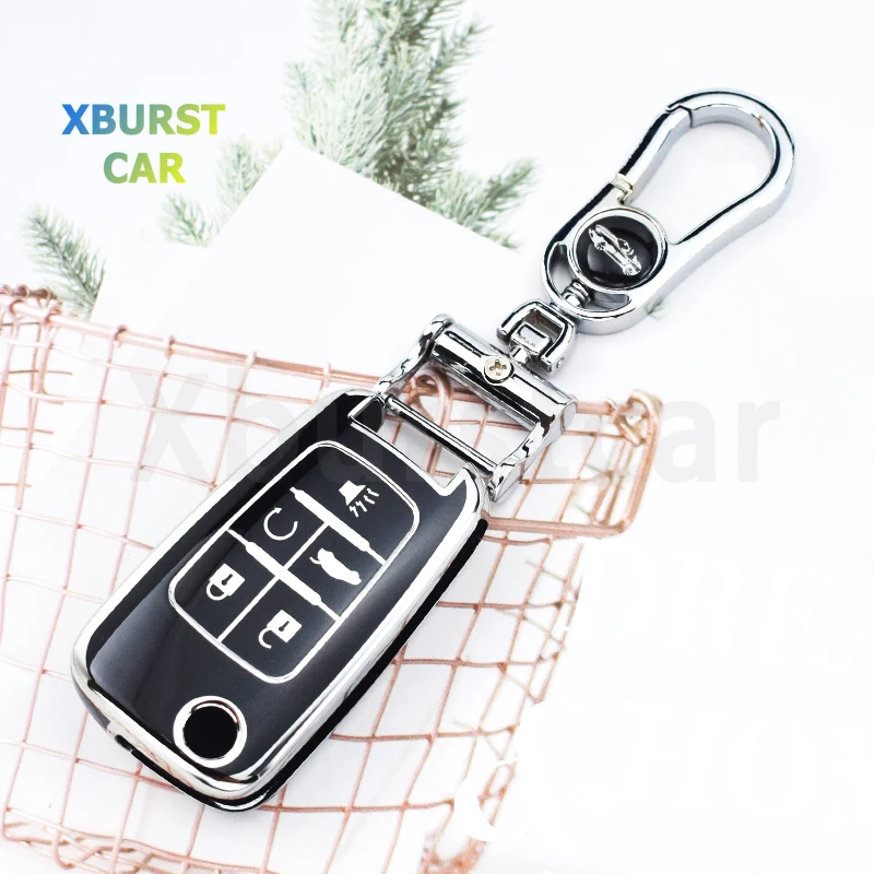 TPU Car Remote Key Case Cover Shell Fob Holder for Chevrolet Cruze Aveo Trax Opel Astra Corsa Meriva Zafira Antara J for Buick